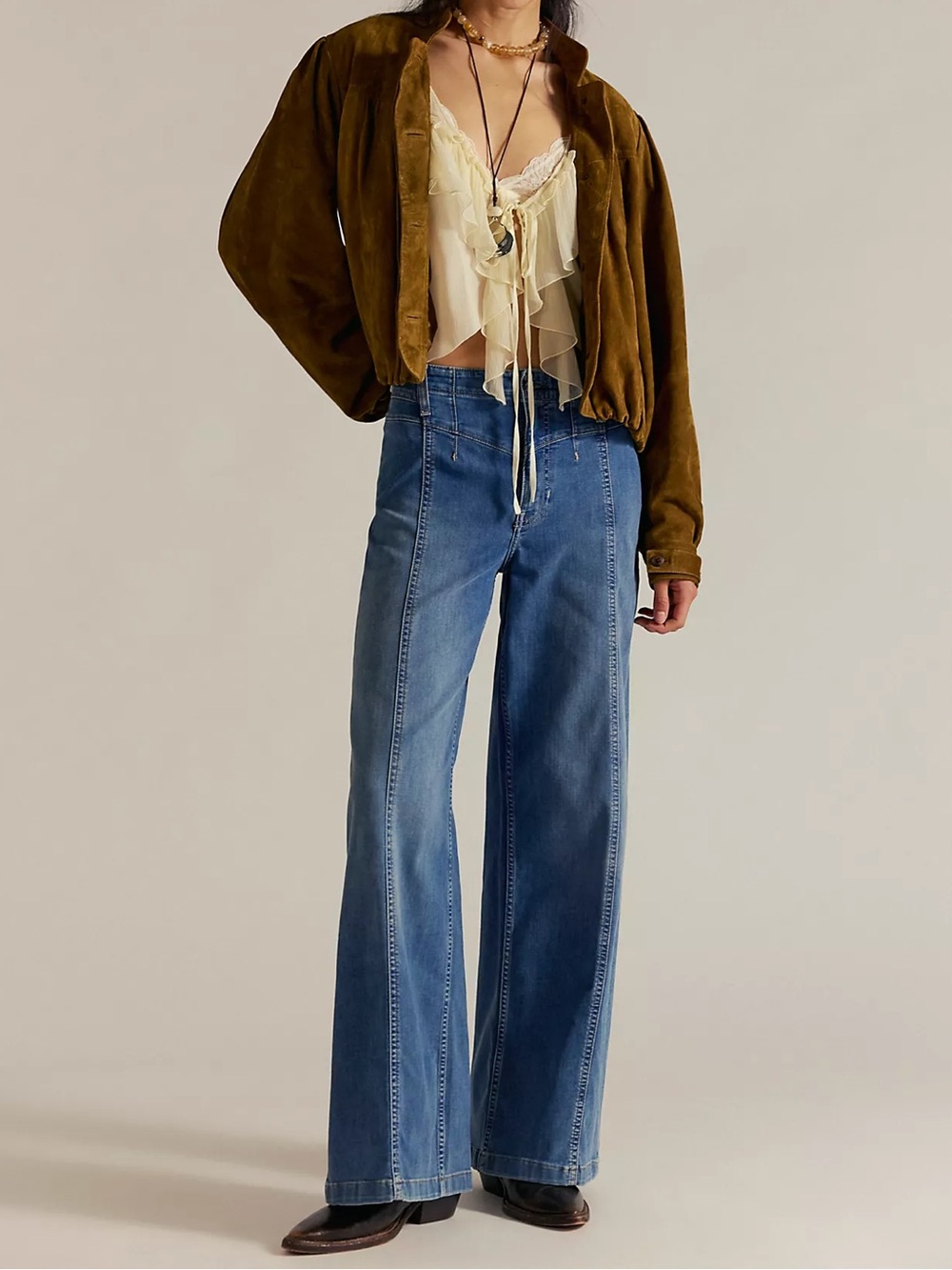 Free people Libre wide leg jeans